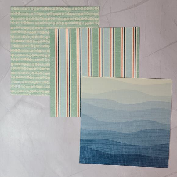 Stampin Up SEASIDE SHORE Stamp Set & BY THE SHORE 6x6 DSP - 12pcs - Picture 10 of 10